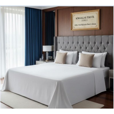 Otel çarşafı Tek kişilik 200x280cm 59 pamuk polyester tel akfil kumaş